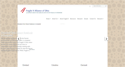 Desktop Screenshot of fragilexohio.org